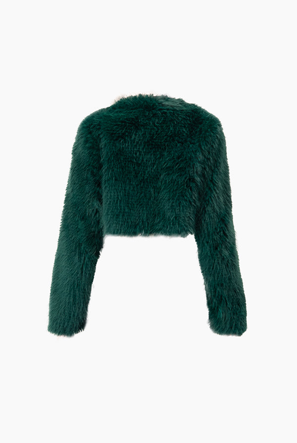 Abrigo Crop Faux-Fur