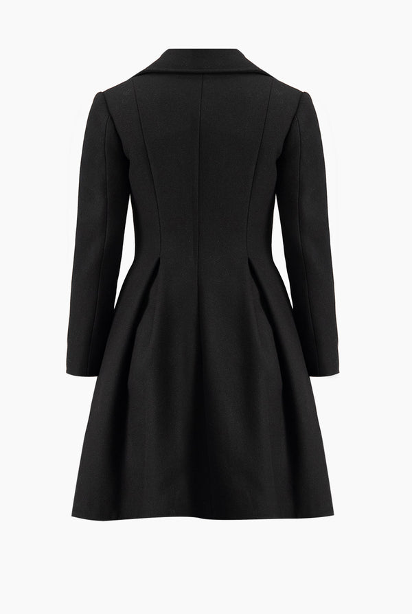 Abrigo largo doble botonadura