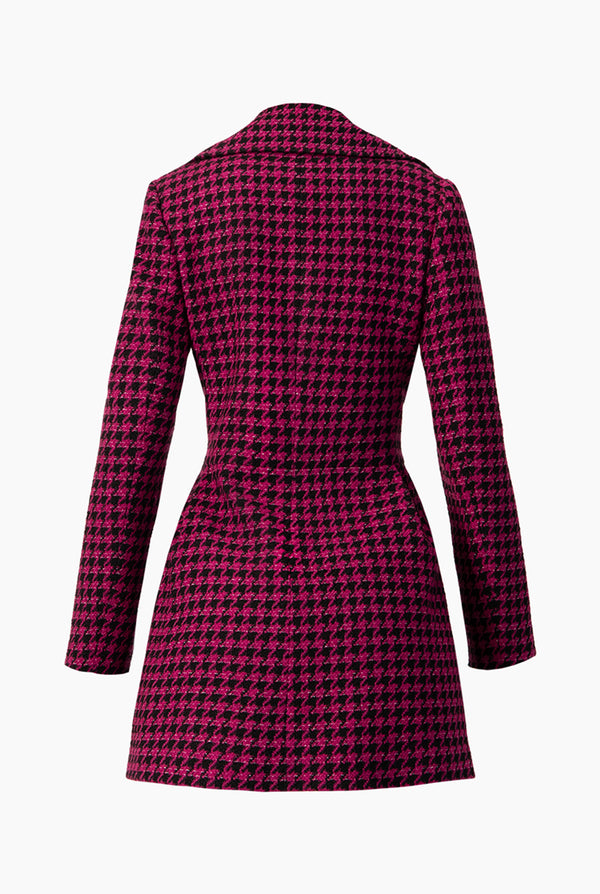 Abrigo cruzado tejido