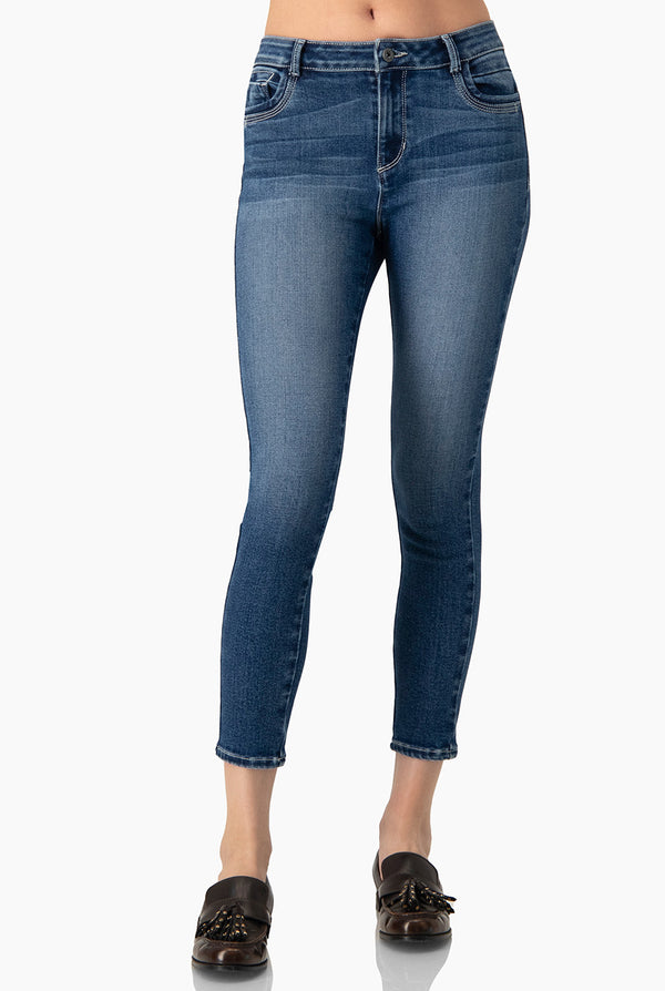 Jeans denim skinny azul