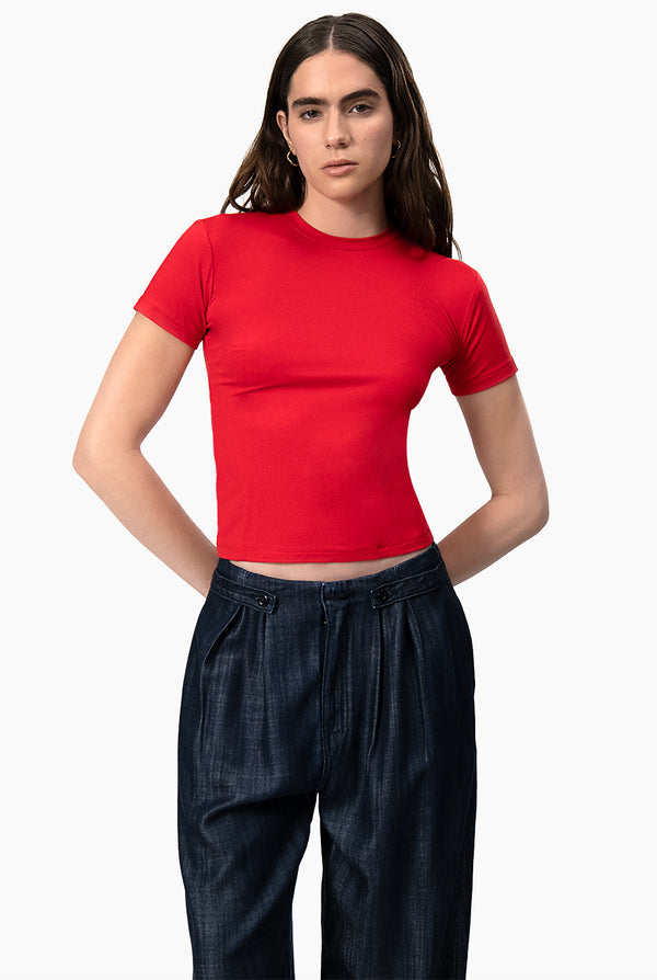 Playera basica casual de manga corta