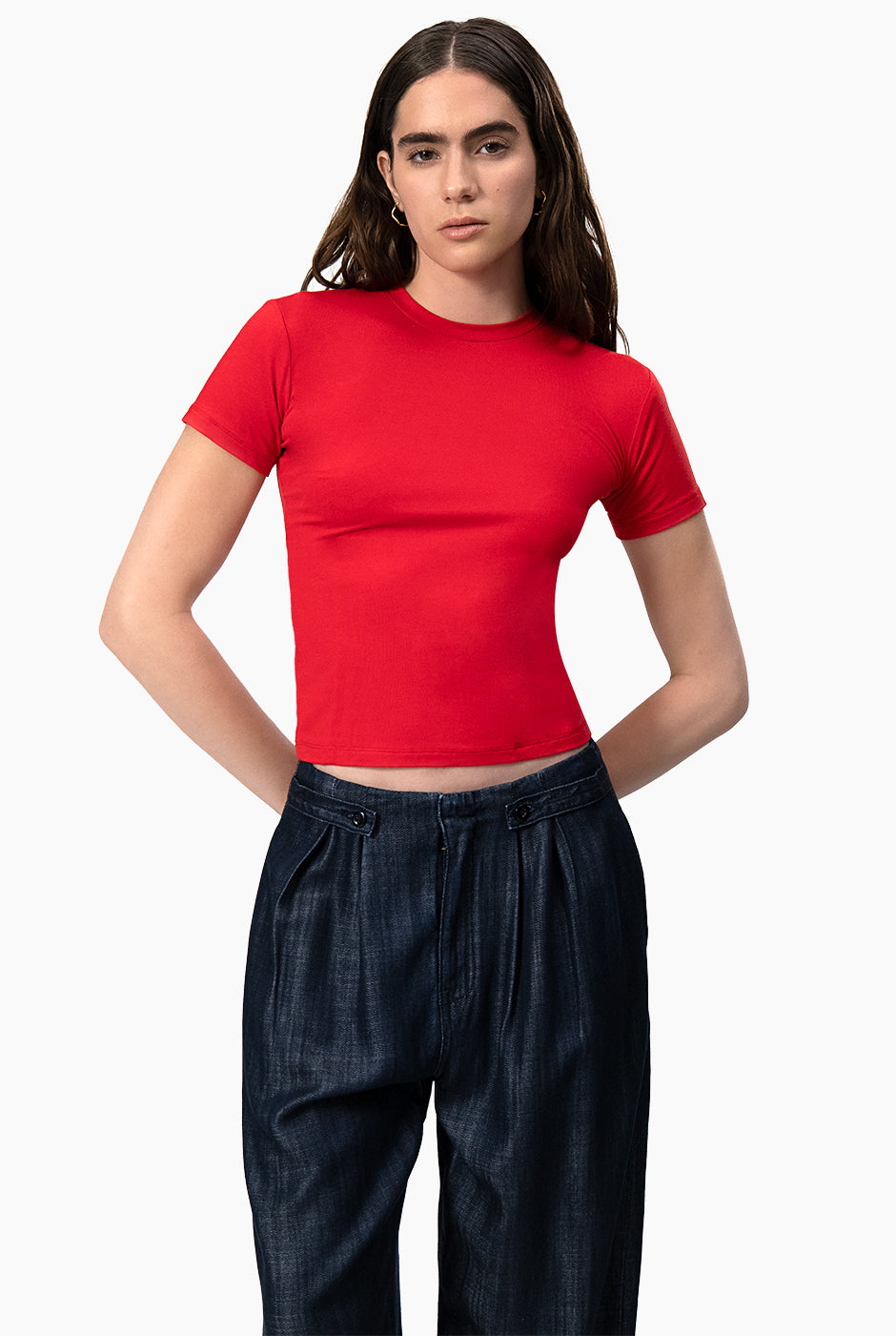 Playera basica casual de manga corta