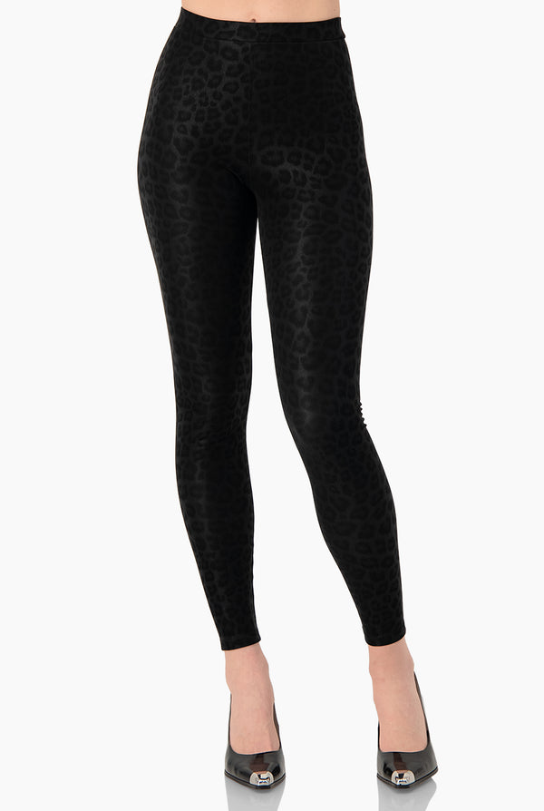 Pantalón PU Leopardo