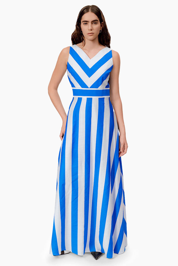 Vestido maxi sin mangas