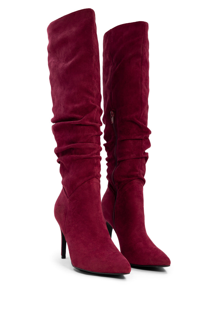 Bota Suede Burgundy
