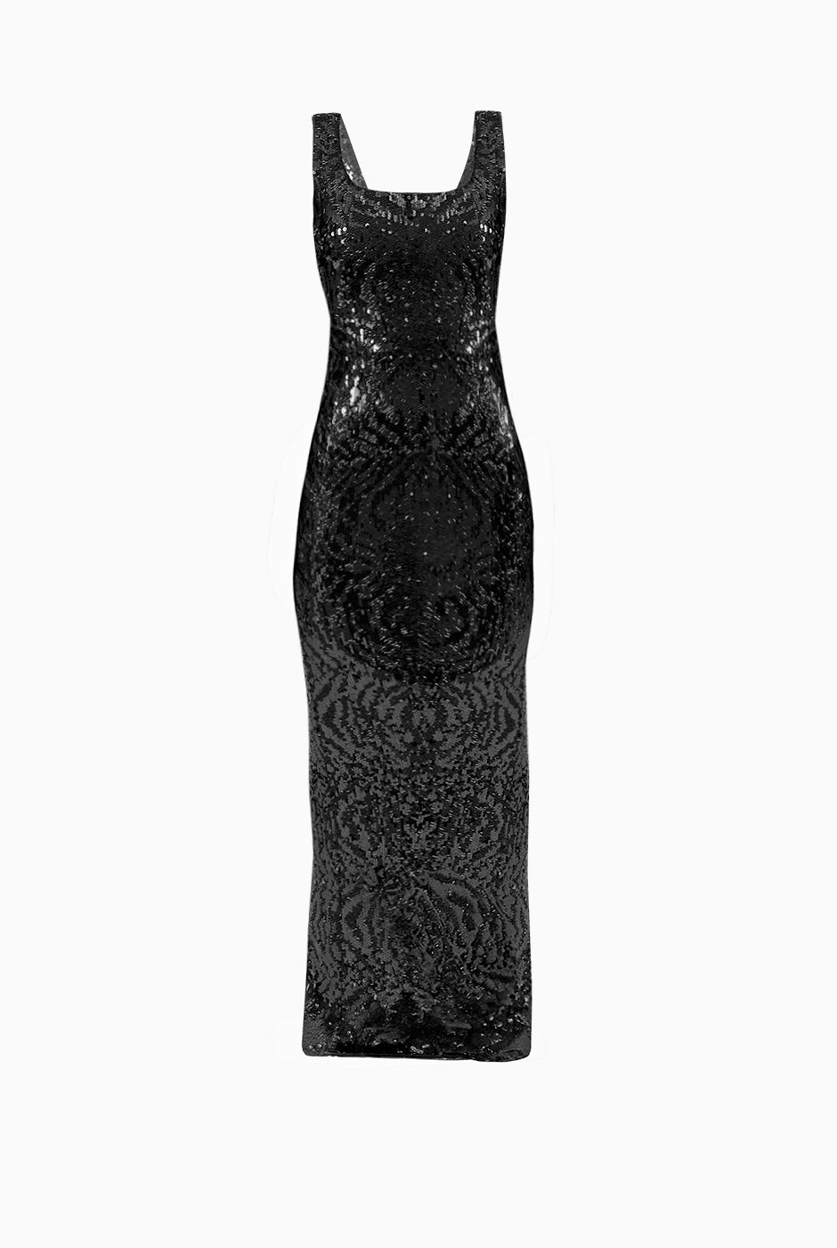 Vestido largo con abertura