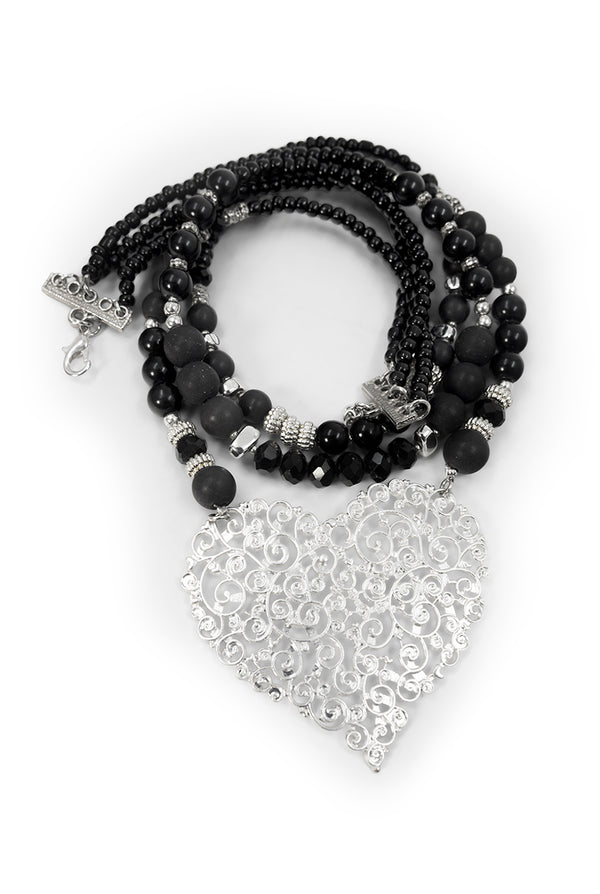 Collar Silver Heart