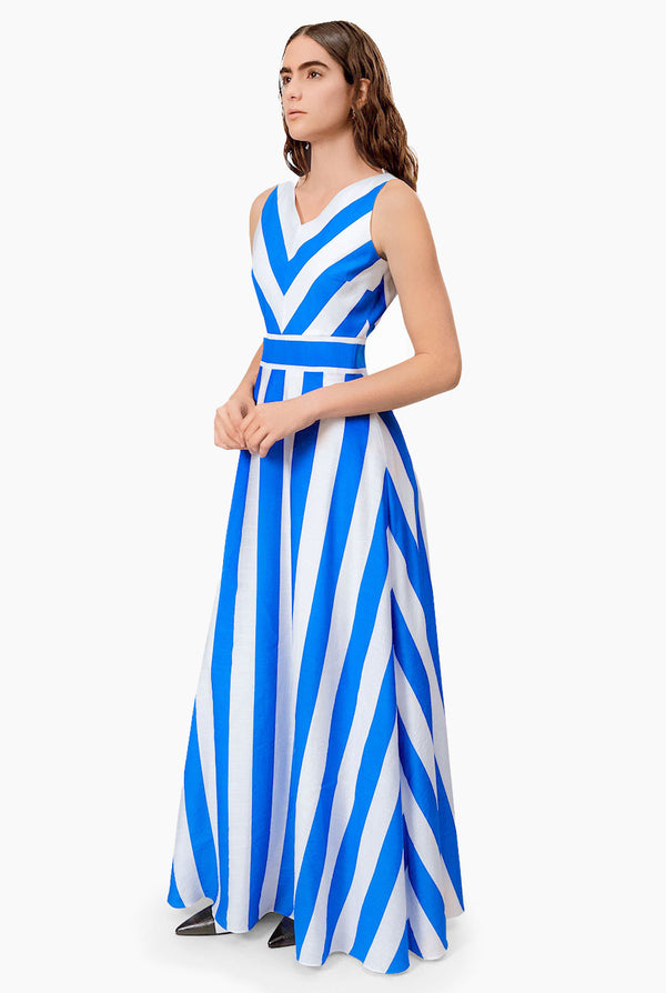 Vestido maxi sin mangas