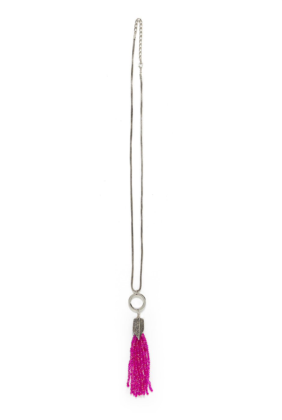 Collar Boho Fucsia