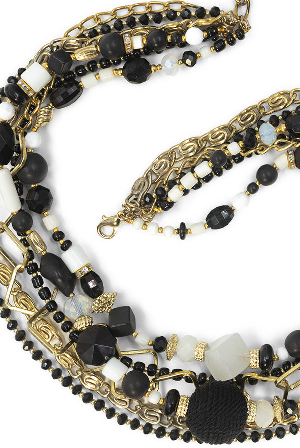 Collar Cascada Rhombs