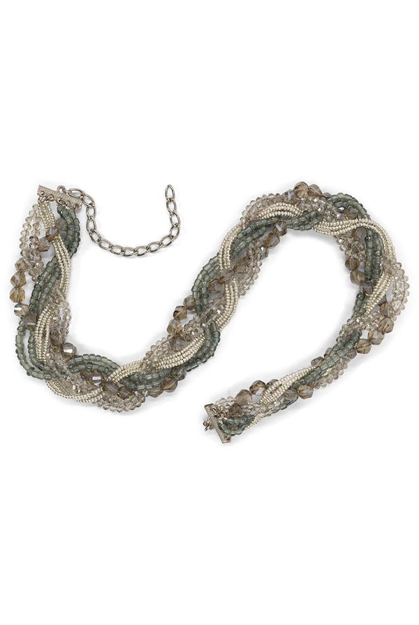 Collar Pewter Braided