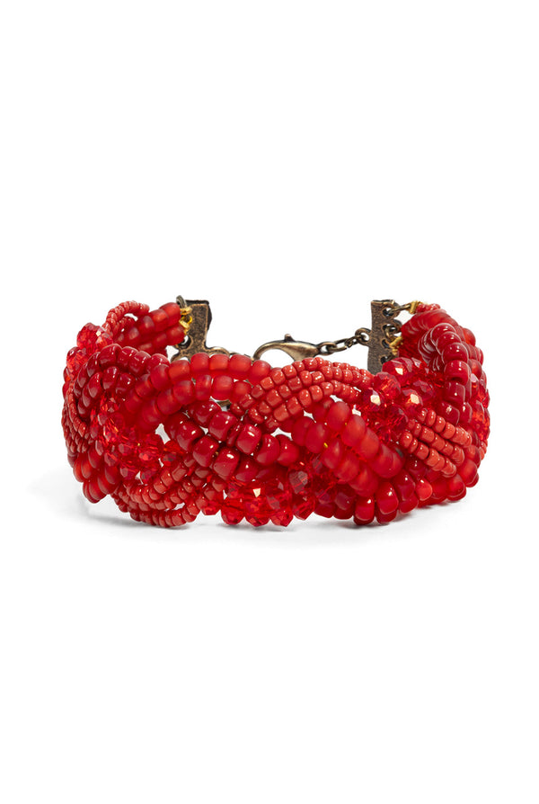 Pulsera Chaquira Braided