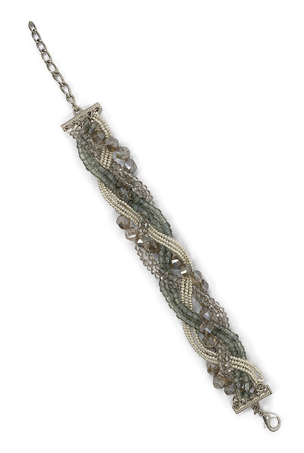 Pulsera Pewter Braided