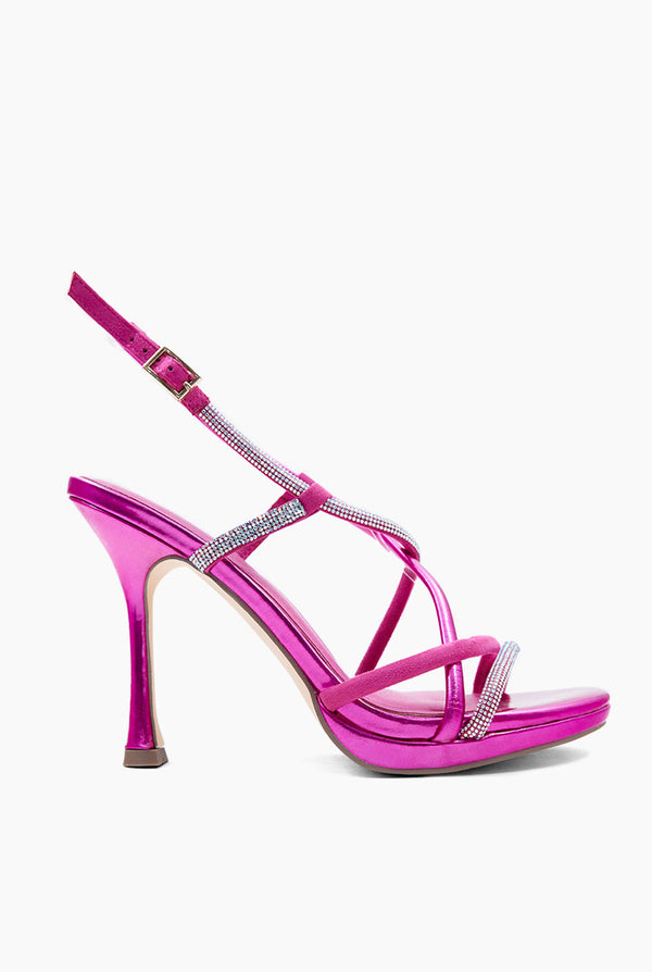 Sandalia Tiras Strass