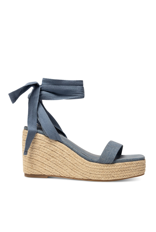 Sandalia Plataforma Denim