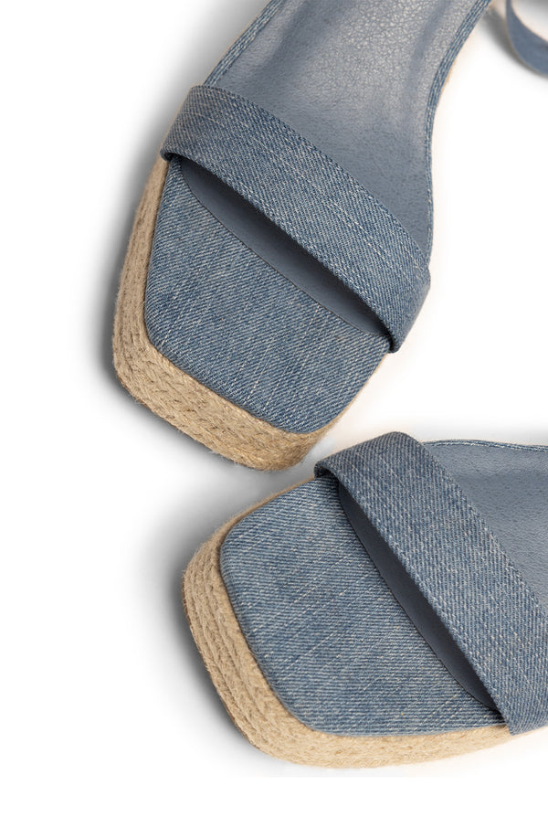Sandalia Plataforma Denim