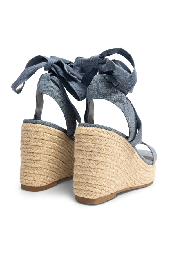 Sandalia Plataforma Denim