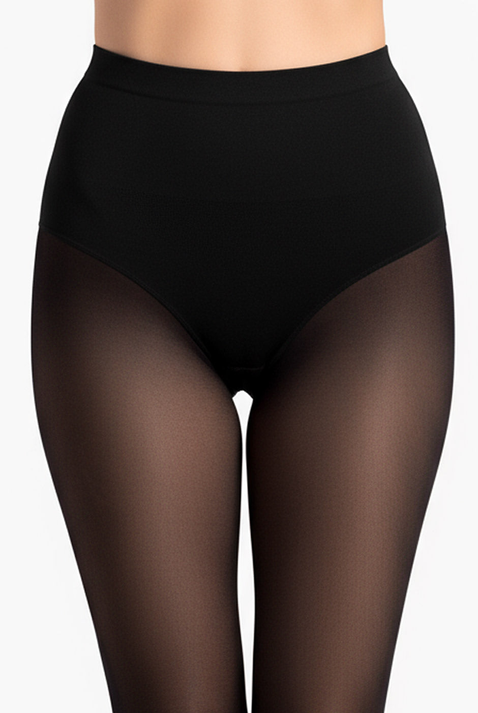 Media Magic Panty negra, elegante y semitransparente