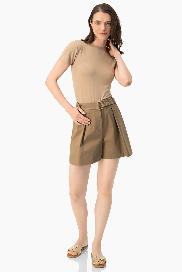 Short liso sastreado