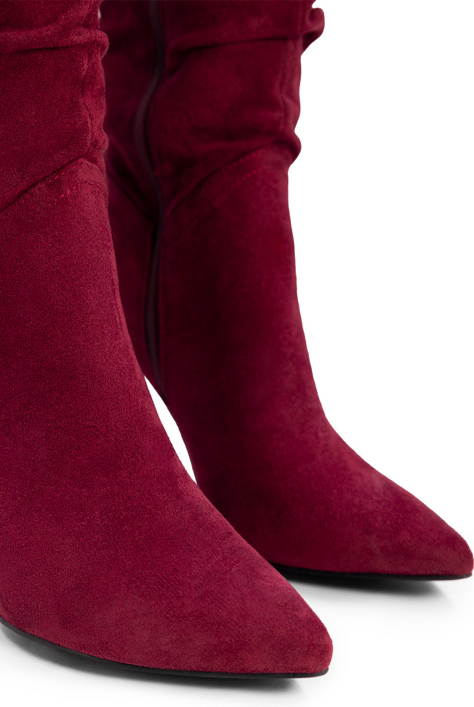 Bota Suede Burgundy