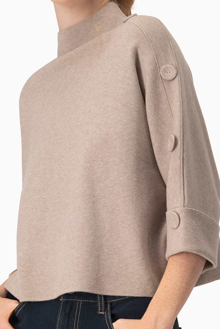 Pullover Oversized Buttons