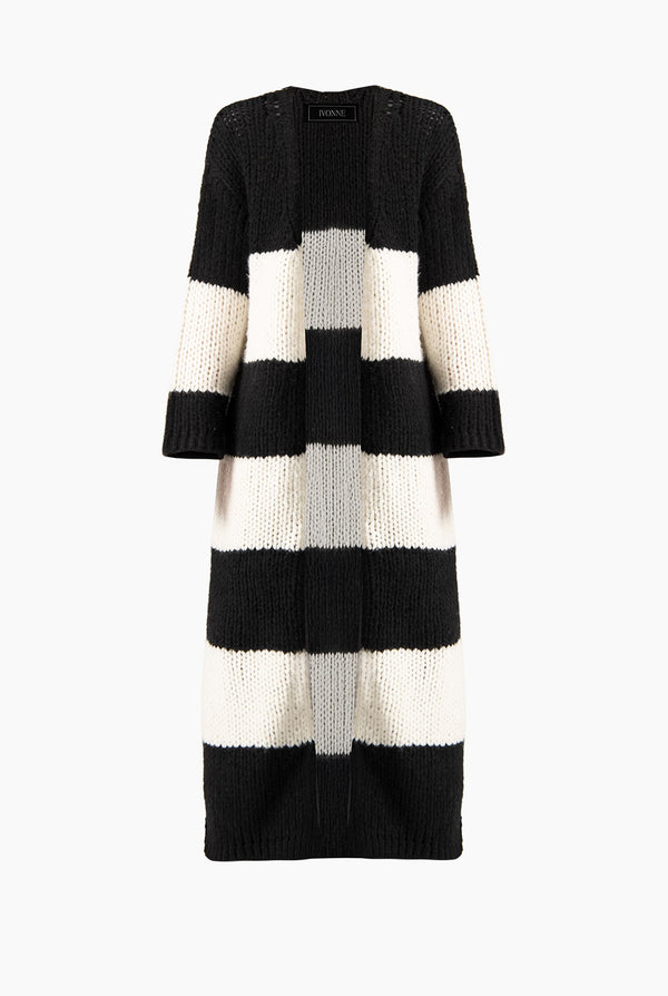 Cárdigan Crochet Stripes