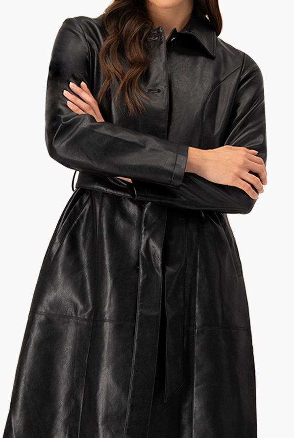 PU Dark Coat
