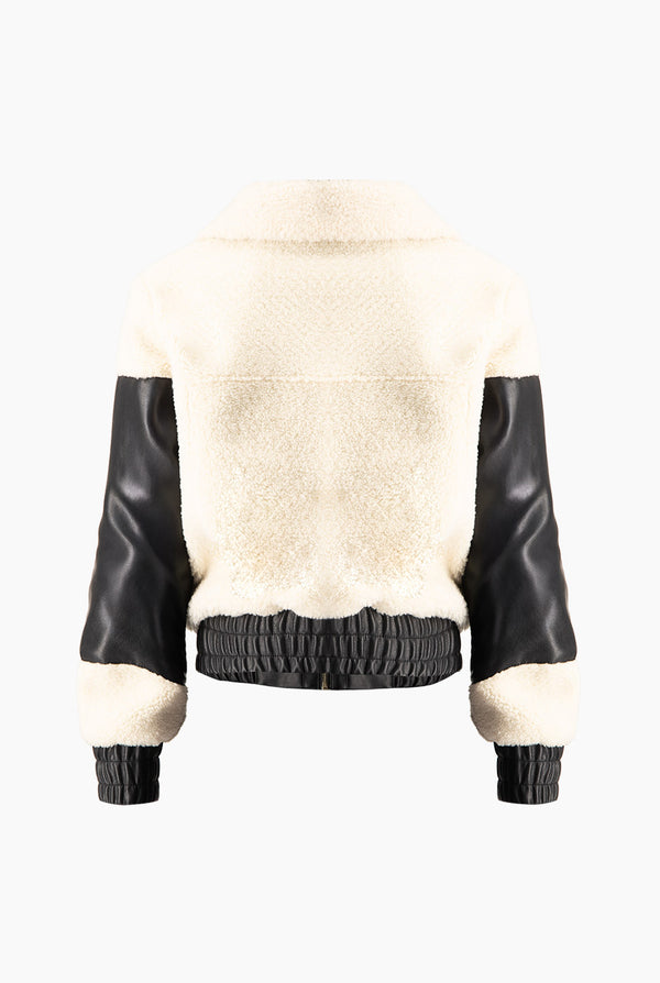 Chaqueta Teddy PU