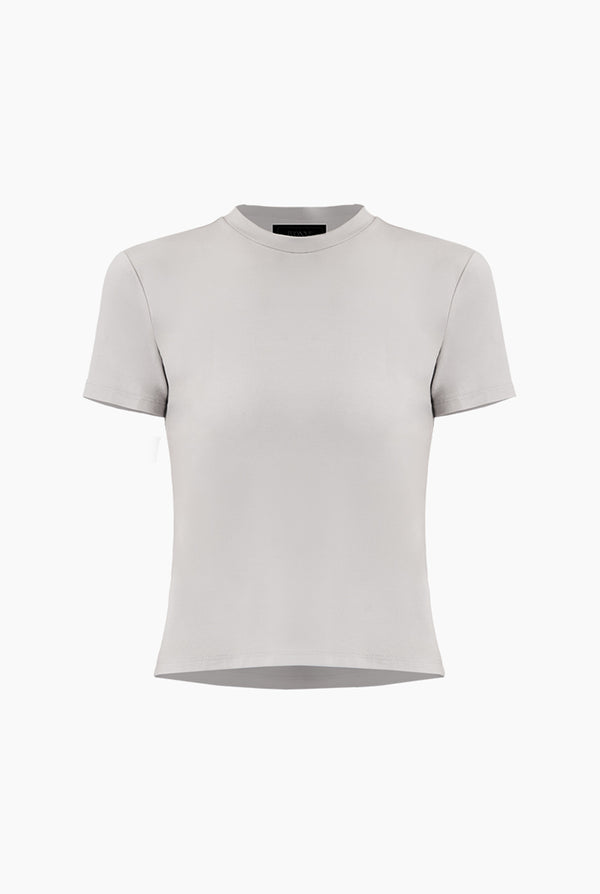 Playera basica recta manga corta