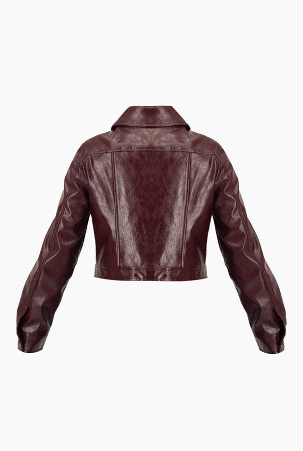 Chaqueta PU Glossy