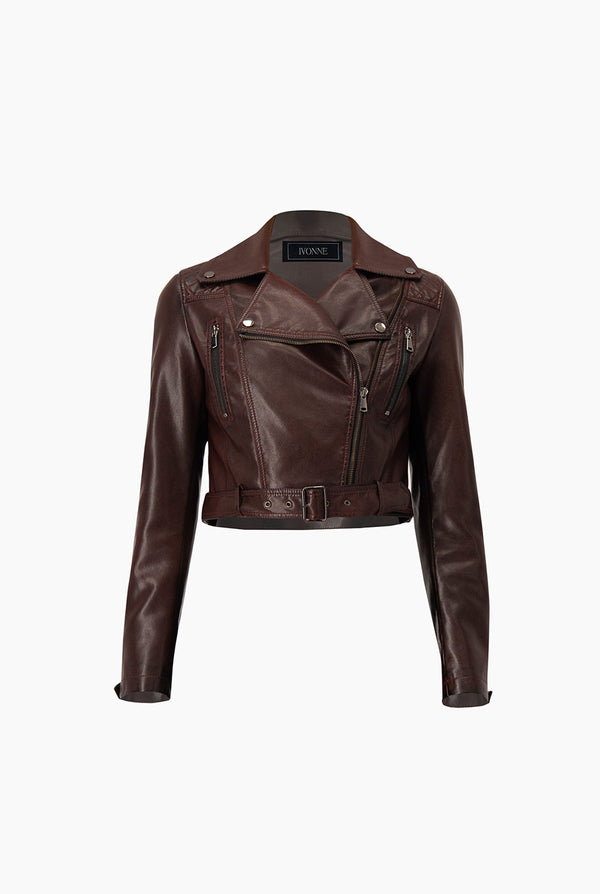 Chaqueta Biker Burned