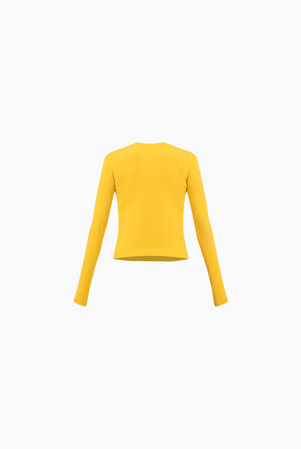 Playera basica recta manga larga