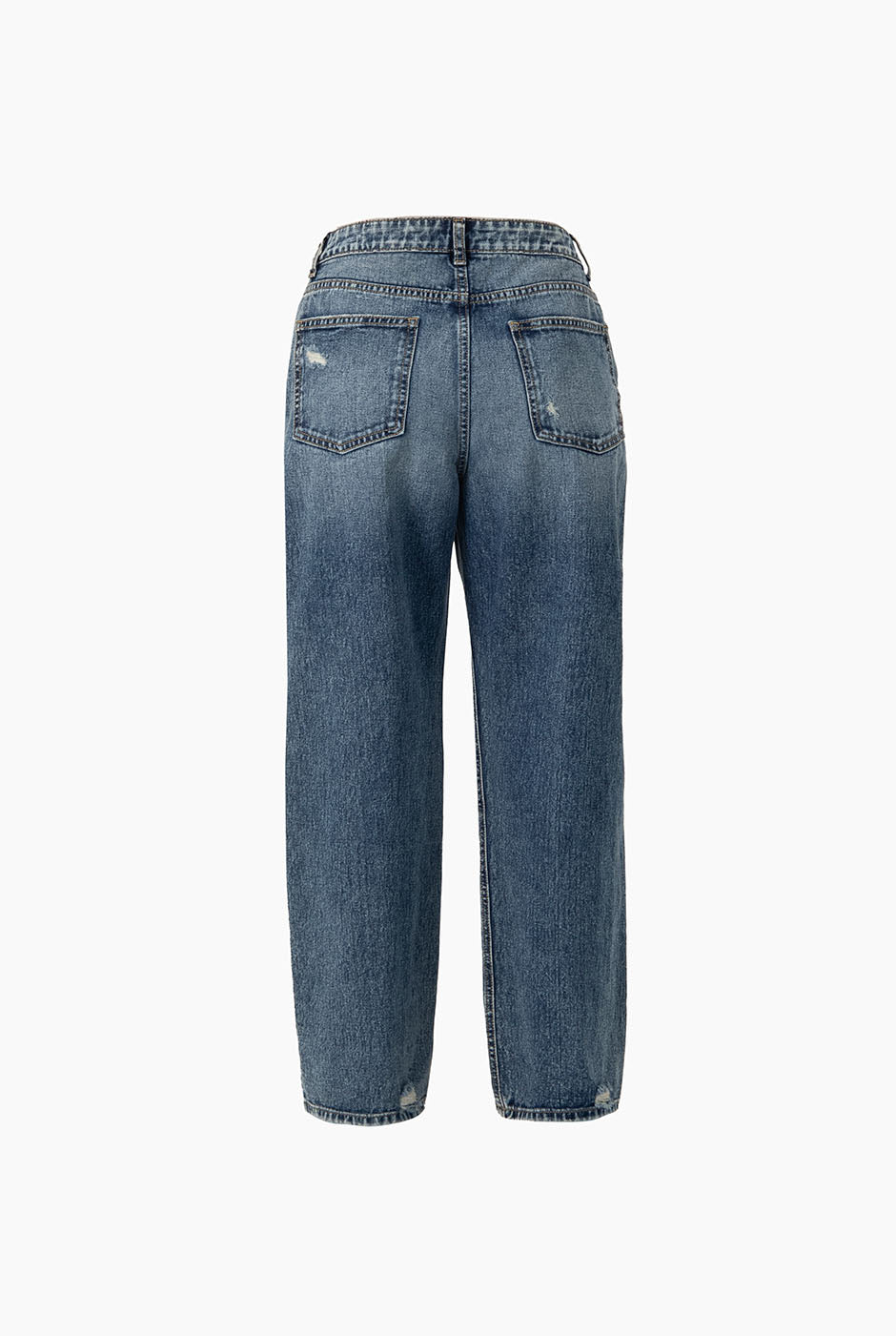 Jeans destroyed de pierna amplia