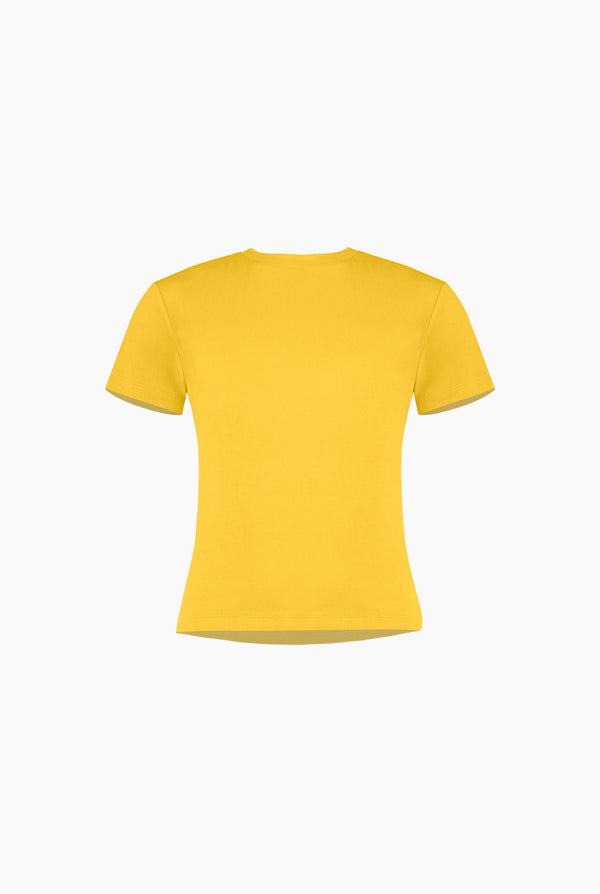 Playera basica recta manga corta