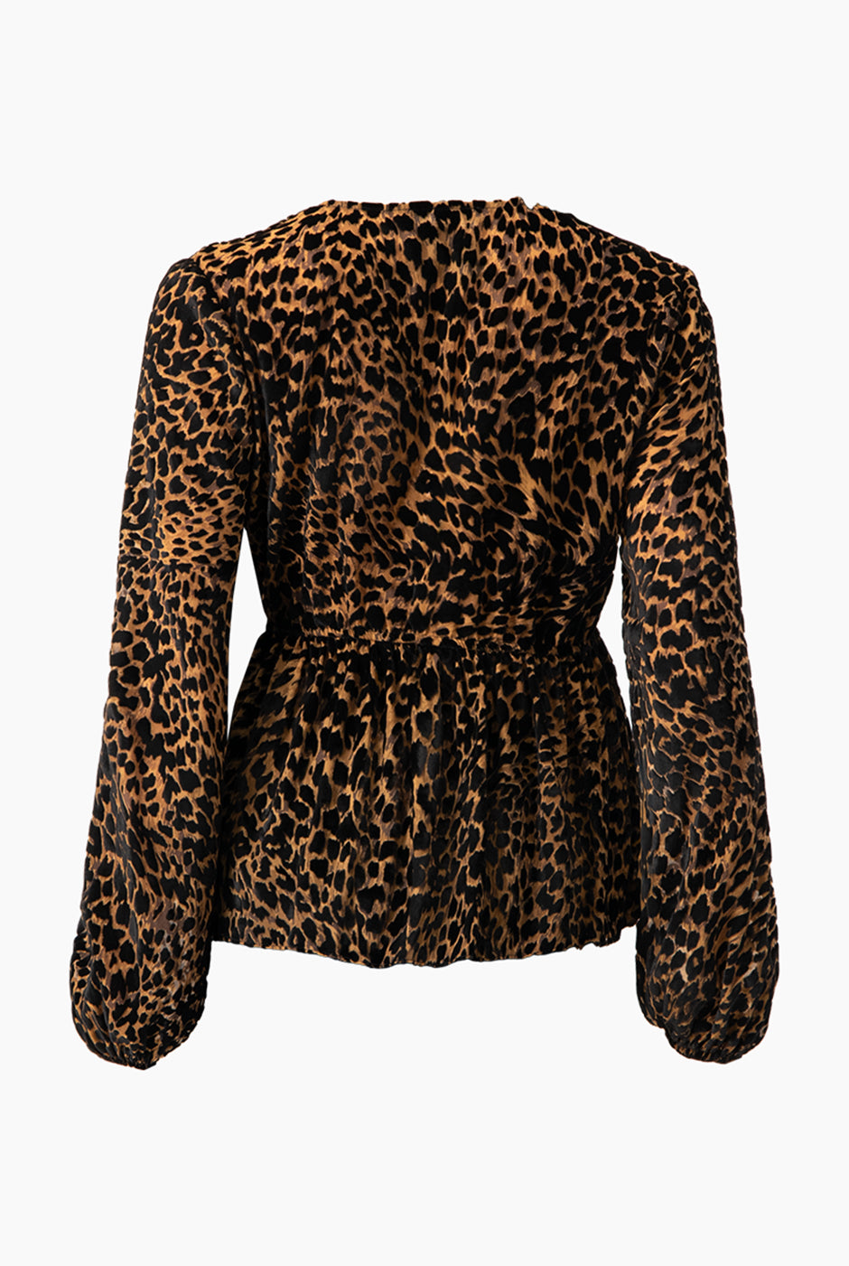 Blusa estampada escote en V