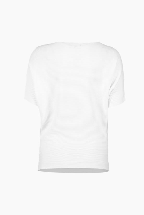 Blusa manga corta color blanco